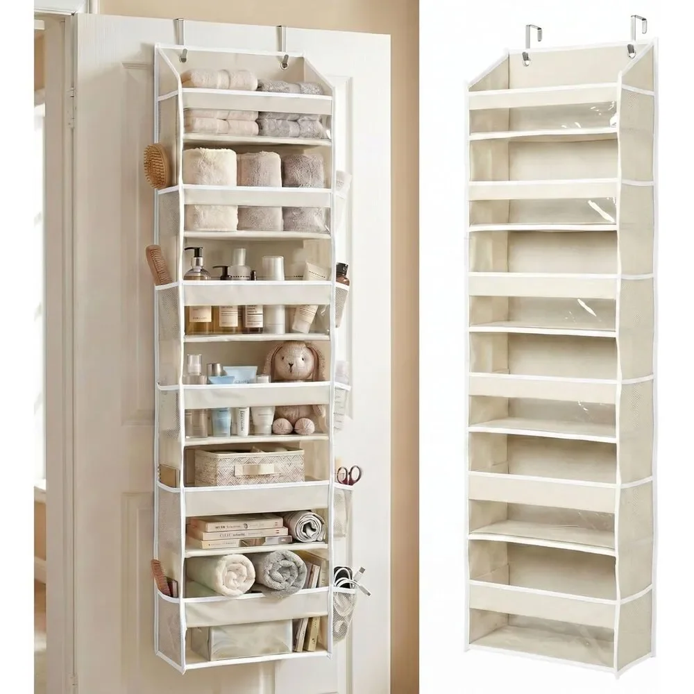 NWT HOMELUX THEORY UPGRADED 6 Tiers Over The Door Organizer Hanging